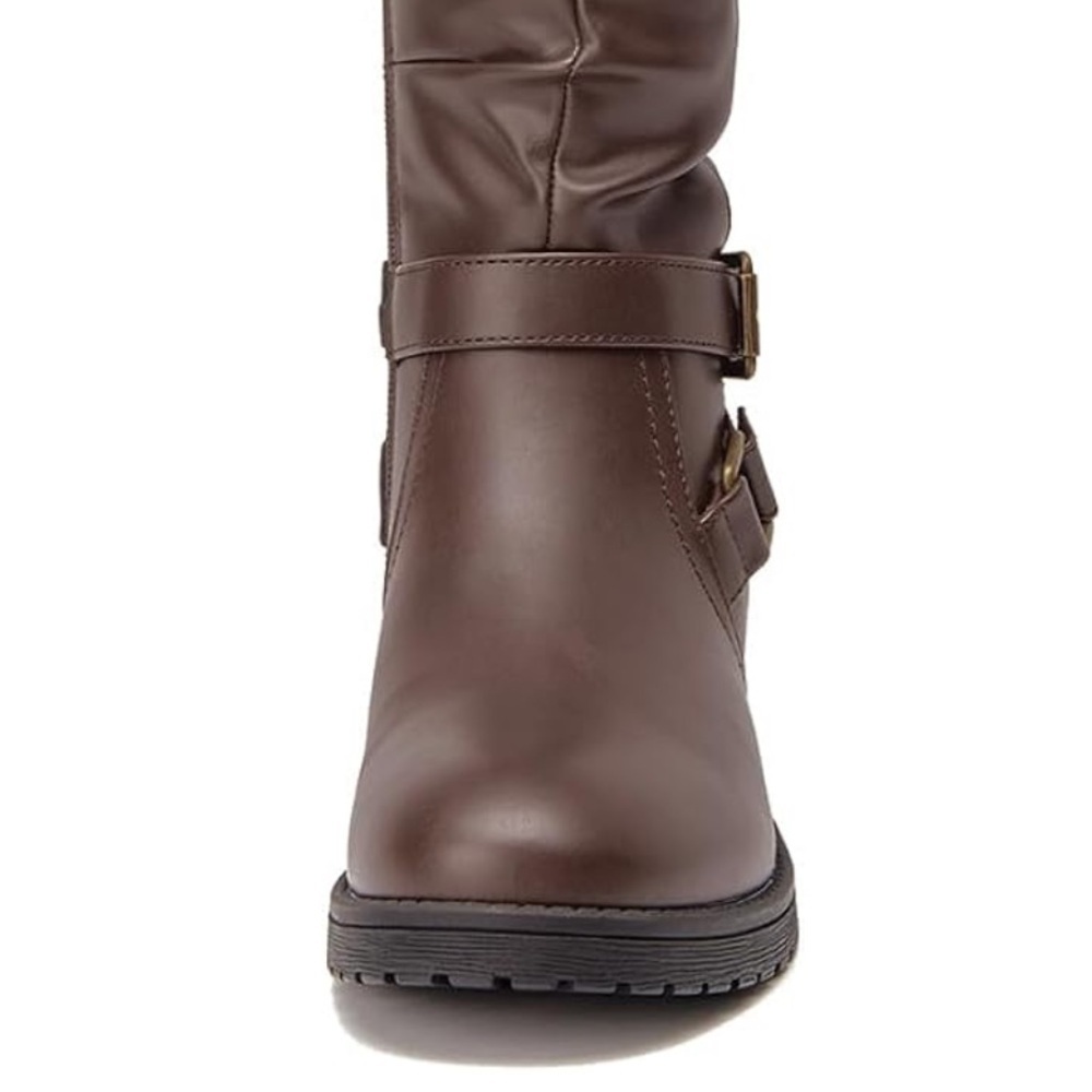 NWOB STYLE & CO Marliee Riding Boots in Brown Size 6.5 - Picture 9 of 12
